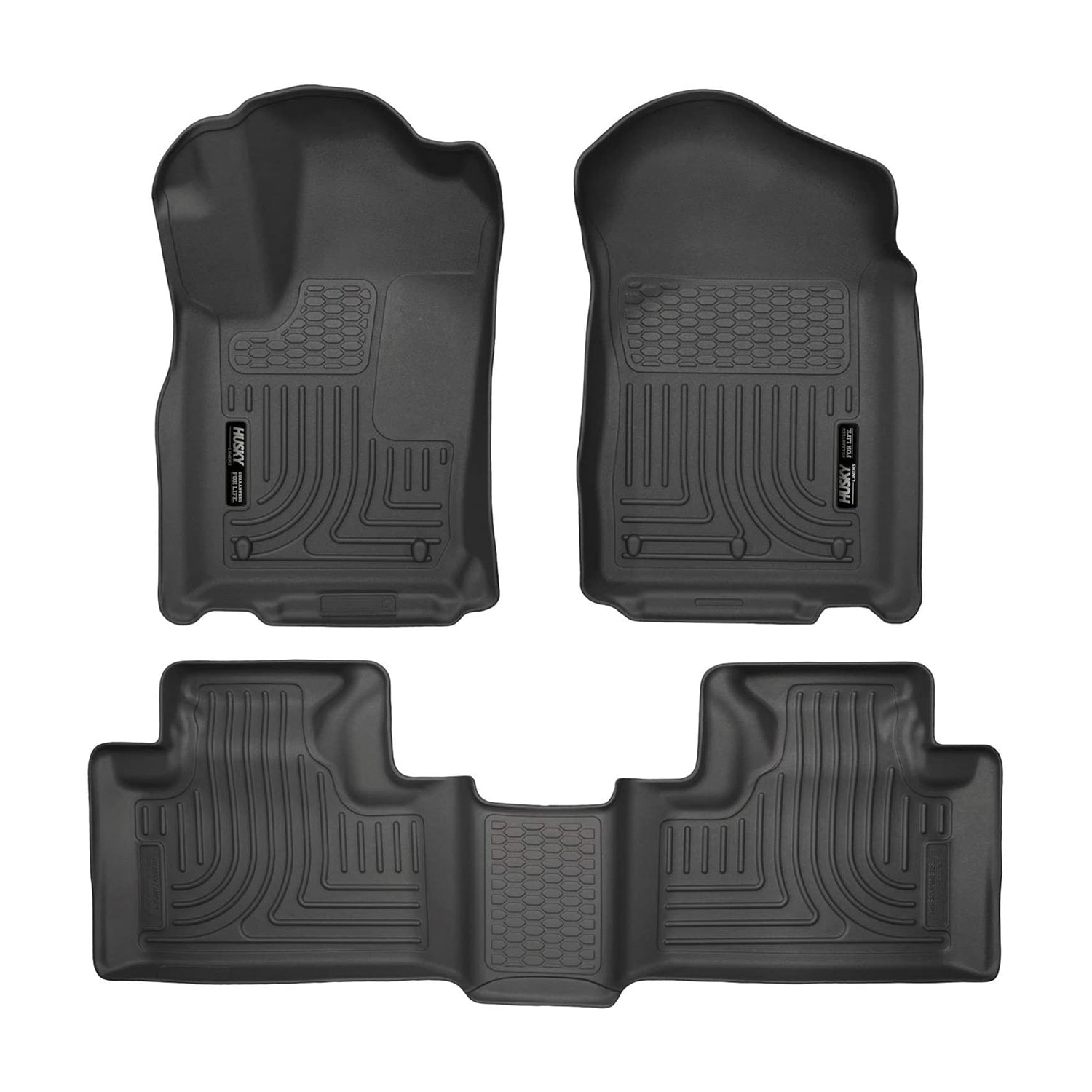 Husky Liners WeatherBeater Front Seat 2nd Row Floor Mats for Dodge Durango(Used)