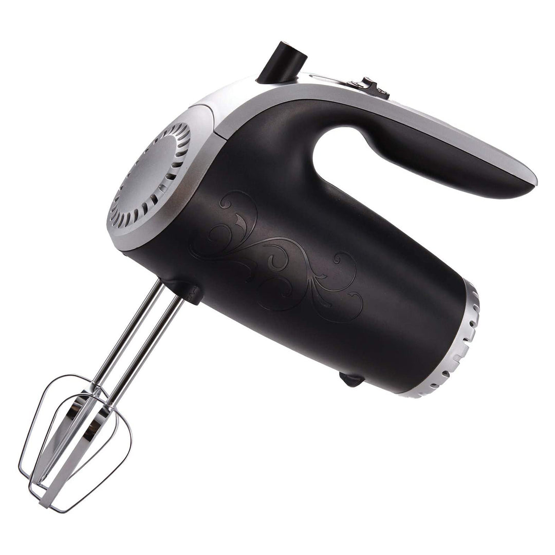 Brentwood HM-44 5 Speed Electric Kitchen Egg Beater Mixer, Black (Open Box)