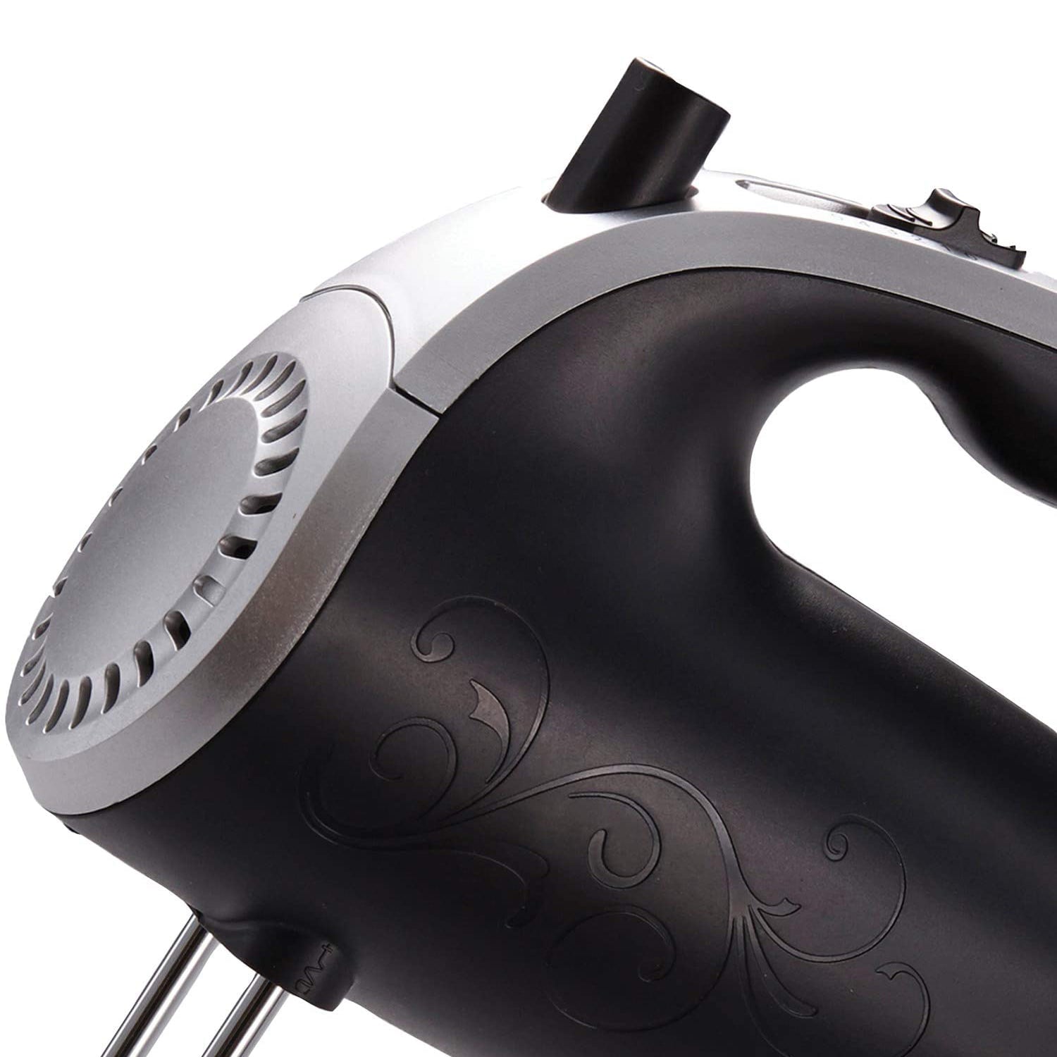 Brentwood HM-44 5 Speed Electric Kitchen Egg Beater Mixer, Black (Open Box) - VMInnovations