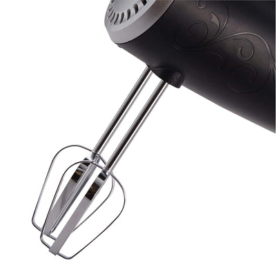 Brentwood HM-44 5 Speed Electric Kitchen Egg Beater Mixer, Black (Open Box) - VMInnovations