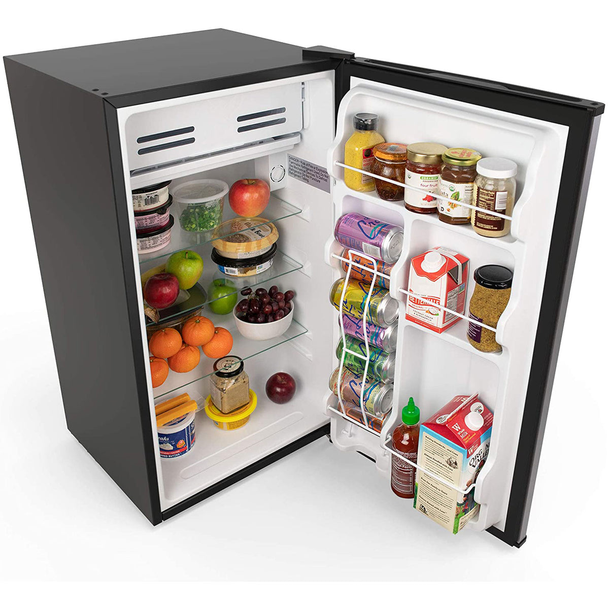 hOmeLabs Compact 3.3 Cubic Feet Single Door Electric Mini Fridge (Open Box)