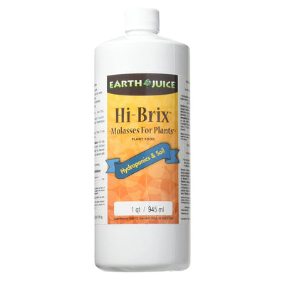 Earth Juice Hydro Organics Hi-Brix Liquid Molasses for Plants, 1 Qt (Open Box)