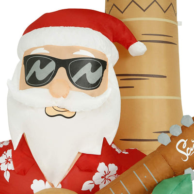 Holidayana Giant Inflatable Hula Santa Claus Holiday Yard Decoration (Used)