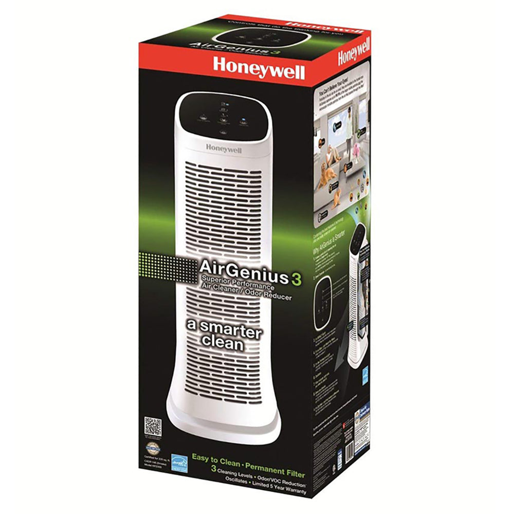 Honeywell AirGenius Powerful 3 Level Home Air Purifier Odor Reducers (2 Pack)
