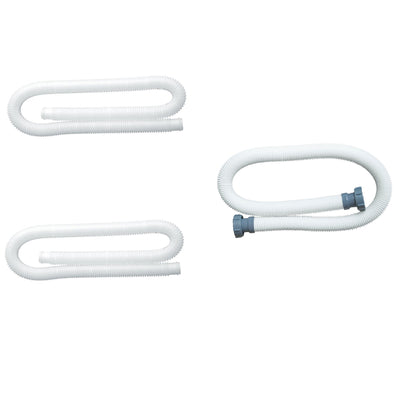 Intex 1.25 Inch Replacement Hose (2 Pack) & 1.5 Inch Water Replacement Hose - VMInnovations