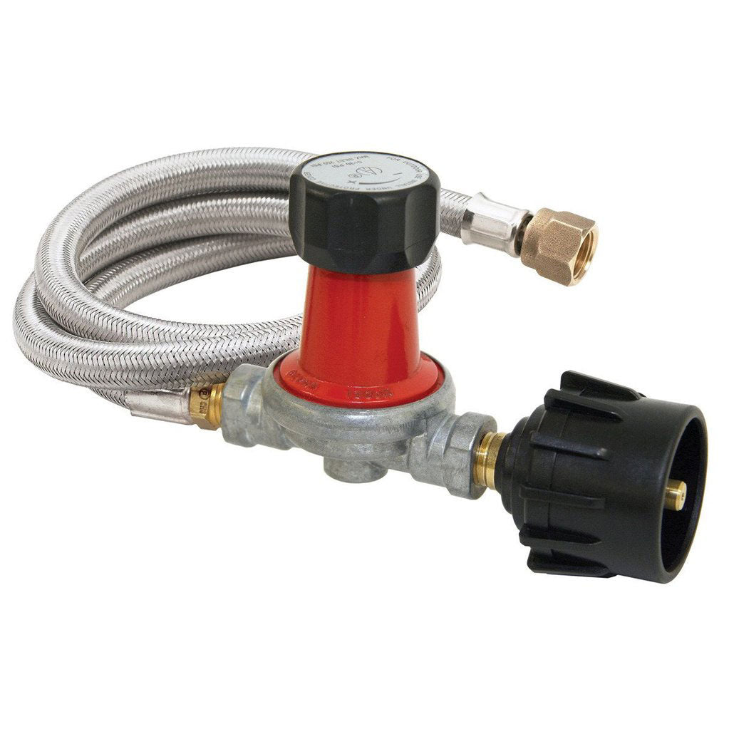 Bayou Classic 30 PSI Adjustable Regulator w/ 48 In Cooker Propane Hose (Used)