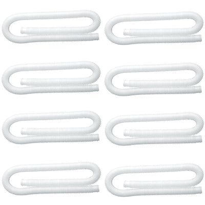 Intex 1.25 Inch Diameter Accessory Pool Pump Replacement Hose 59In Long (8 Pack)