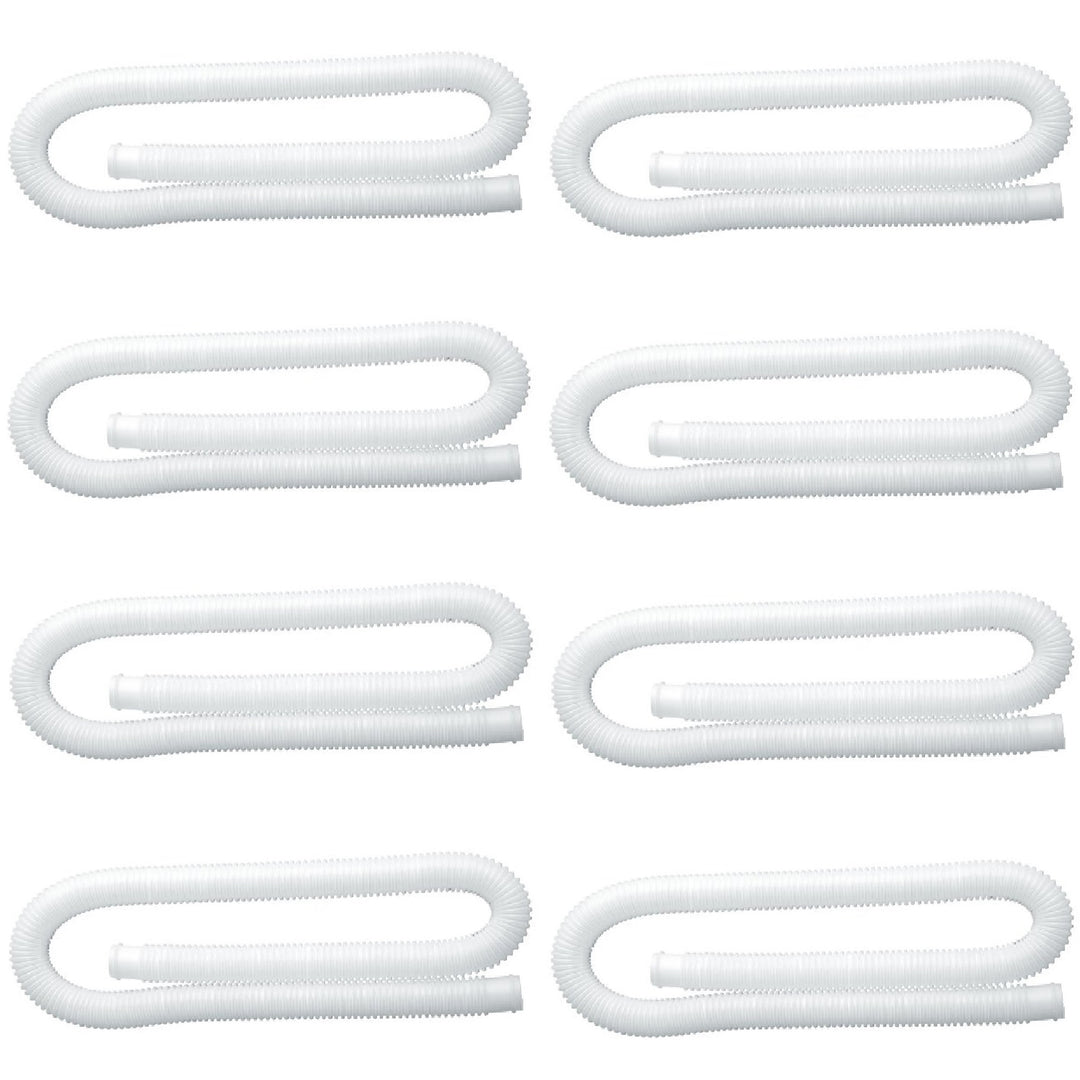 Intex 1.25 Inch Diameter Accessory Pool Pump Replacement Hose 59In Long (8 Pack)