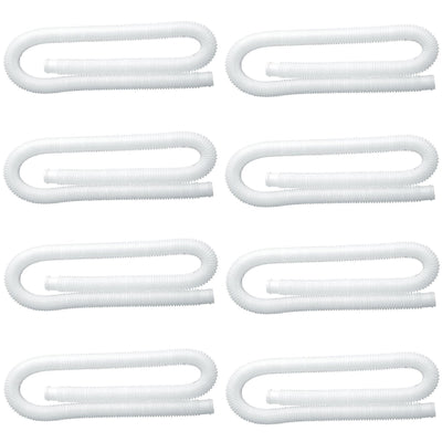 Intex 1.25 Inch Diameter Accessory Pool Pump Replacement Hose 59In Long (8 Pack)