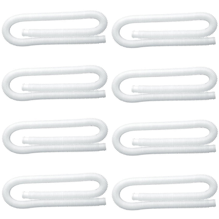 Intex 1.25 Inch Diameter Accessory Pool Pump Replacement Hose 59In Long (8 Pack)