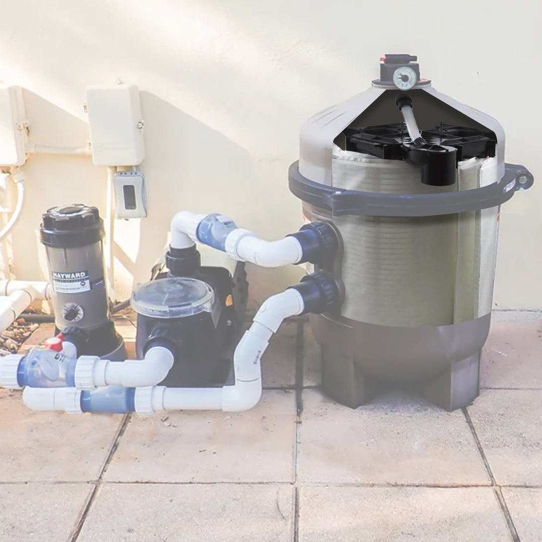 36 SqFt DE Grid Filter Replacement w/7 Full Grids & 1 Partial Grid (Open Box) - VMInnovations