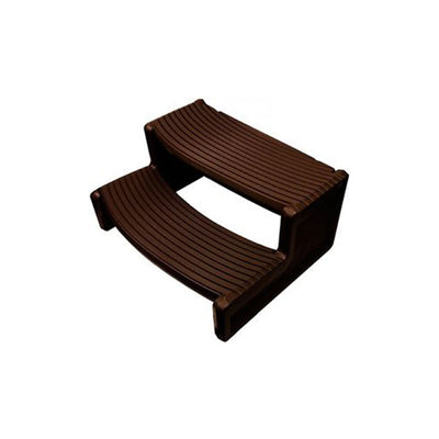 Confer Plastics Handi-Step Spas Hot Tub Stairs, Espresso (Open Box) - VMInnovations