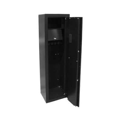 Homak HS40135505 5-Gun Programmable Shotgun Rifle Tubular Gun Safe, Black