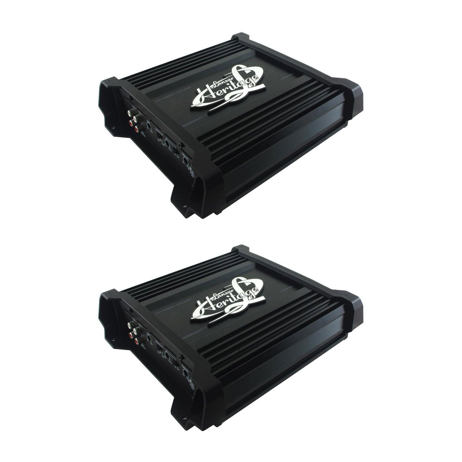Lanzar Heritage Series HTG137 2000 Watt Monoblock Car Audio Amplifier (2 Pack)