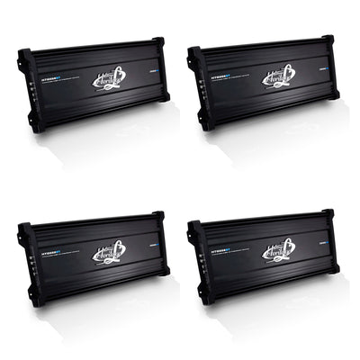Lanzar HTG558BT 5 Channel 3000W Car Audio MOSFET Amplifier w/ Bluetooth (4 Pack)