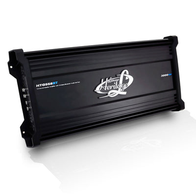 Lanzar 5 Channel 3,000 Watt Car Audio MOSFET Amplifier with Bluetooth(For Parts)