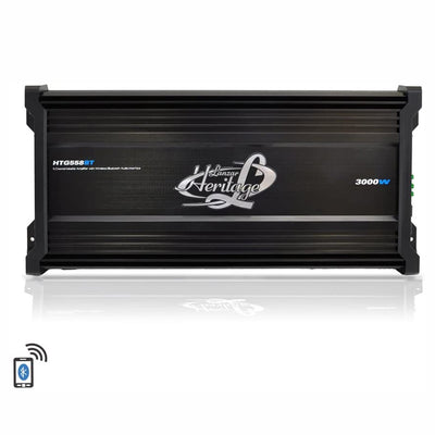 Lanzar HTG558BT 5 Channel 3000W Car Audio MOSFET Amplifier w/ Bluetooth (2 Pack) - VMInnovations
