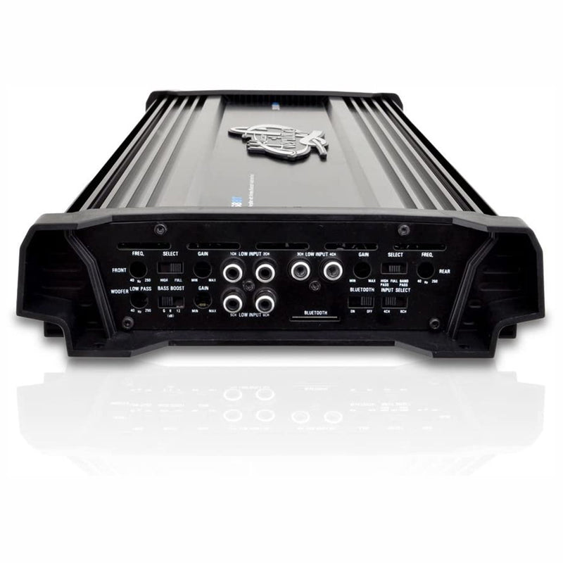 Lanzar HTG558BT 5 Channel 3000W Car Audio MOSFET Amplifier w/ Bluetooth (2 Pack)