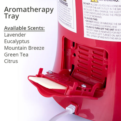 Air Innovations 1.7 Gal Cool Mist Humidifier w/ Aromatherapy Refill, Eucalyptus