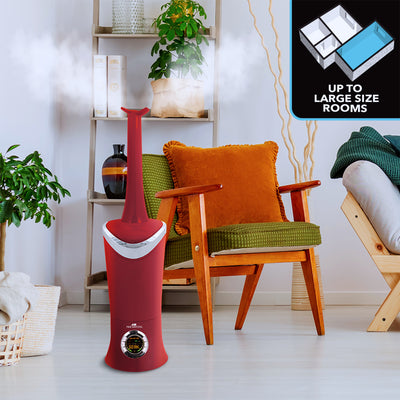 Air Innovations 1.7 Gal Cool Mist Humidifier w/ Aromatherapy Refill, Eucalyptus