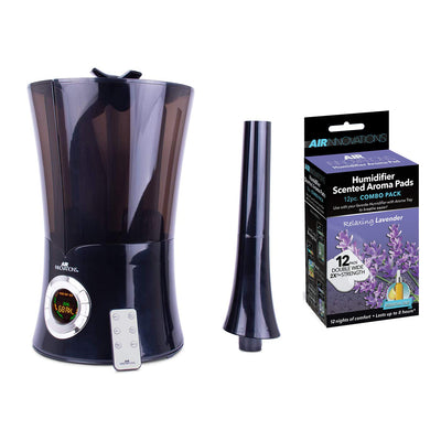 Air Innovations HUMID23 Ultrasonic Cool Mist Humidifier with Refills (12 Pack)