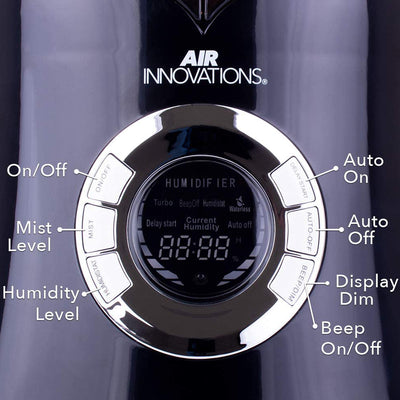 Air Innovations 2.15 Gal Cool Mist Humidifier w/ Aromatherapy Refill, Eucalyptus