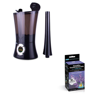 Air Innovations 1.6 Gallon Cool Mist Humidifier w/ Aromatherapy Refill, Lavender