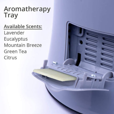 Air Innovations 1.6 Gal Cool Mist Humidifier w/ Aromatherapy Refill, Eucalyptus