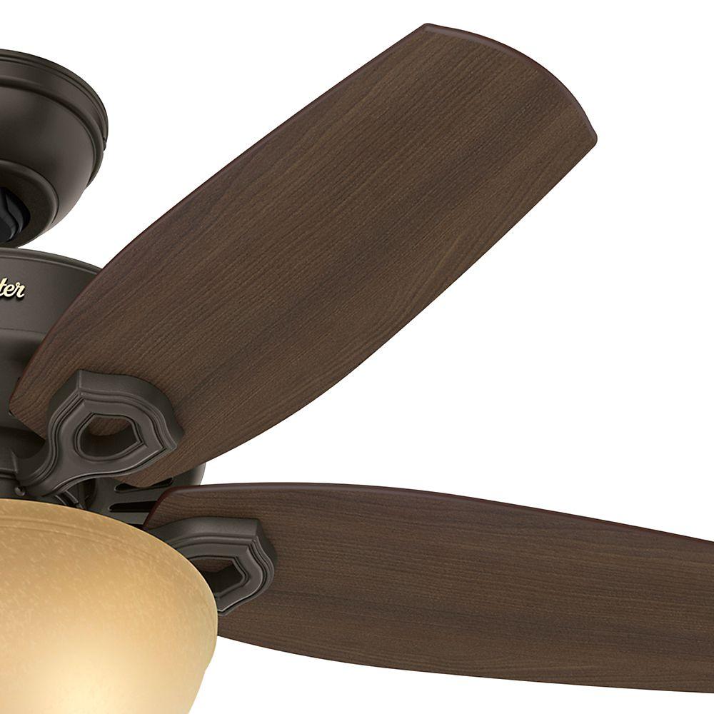 Hunter Fan Company Builder 42" Indoor Home Ceiling Fan w/Light, Bronze(Open Box) - VMInnovations