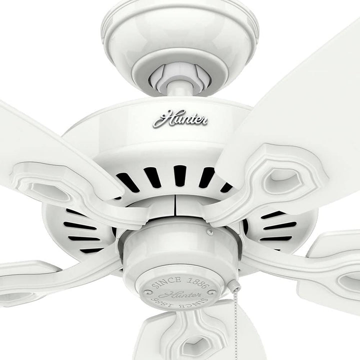 Hunter Builder Elite 52" Indoor Home Ceiling Fan Pull Chain Control (Open Box) - VMInnovations