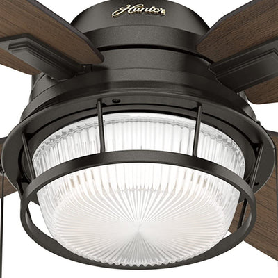 Hunter Ocala 52 Inch Ceiling Fan w/ LED Light, Noble Bronze (Open Box)