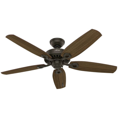 Hunter Builder Elite 52" Ultra Quiet Modern Home Ceiling Fan, New Bronze (Used)
