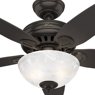 Hunter Fan Company Cedar Park 44" Ceiling Fan w/ LED Light, Bronze (For Parts)