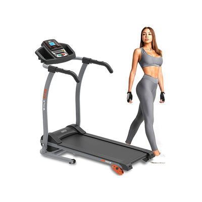 Hurtle Smart Folding Digital Fitness Treadmill with Bluetooth App Sync, Black