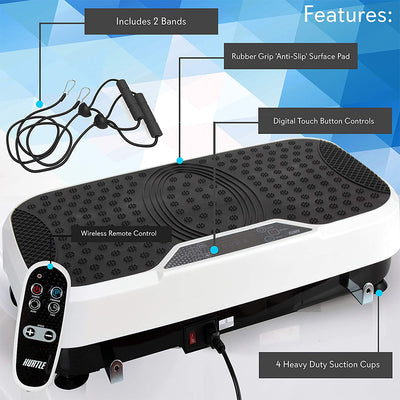 Hurtle Vibration Plate Machine for Home Body Exercise Workout Training (4 Pack) - VMInnovations