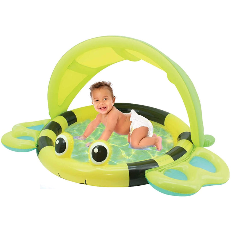 Hoovy HV-620 Bumble Bee Inflatable Toddler and Kids Pool with Detachable Canopy