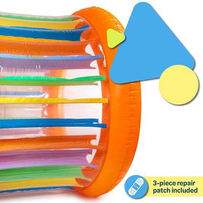Hoovy 51" Inflatable Roller Wheel Toy for Kids & Adult Activities (For Parts)