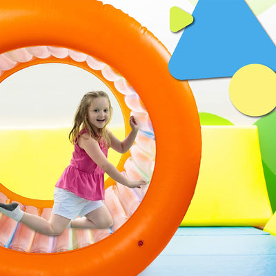 Hoovy 51" Inflatable Roller Wheel Toy for Kids & Adult Activities (For Parts)