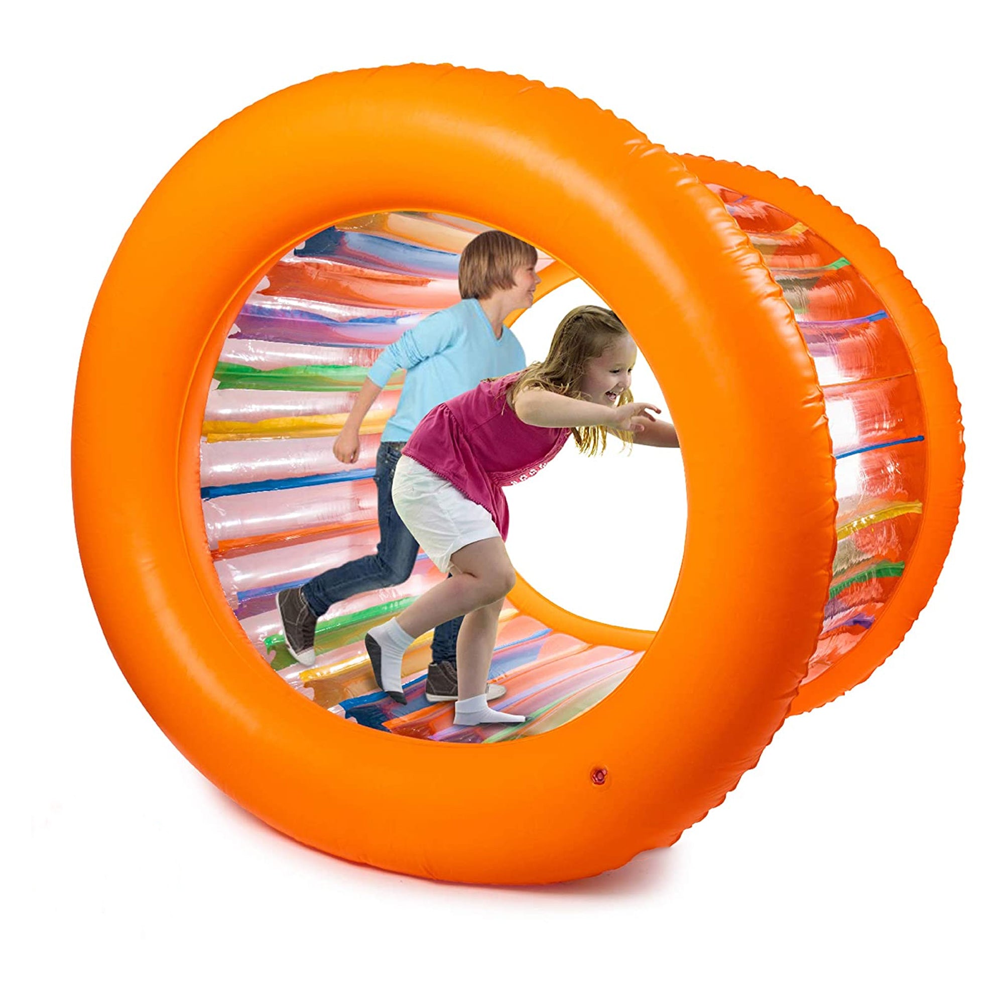 Hoovy 51" Inflatable Roller Wheel Toy for Kids & Adult Activities (For Parts)