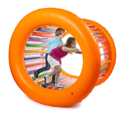 Hoovy 51" Inflatable Roller Wheel Toy for Kids & Adult Activities (For Parts)