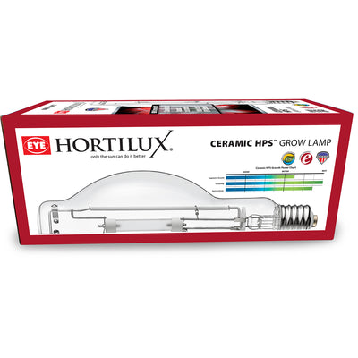 Eye Hortilux HX66770 Heavy RED Spectrum Warm White Lamp Light, 600 Watts, 2500K