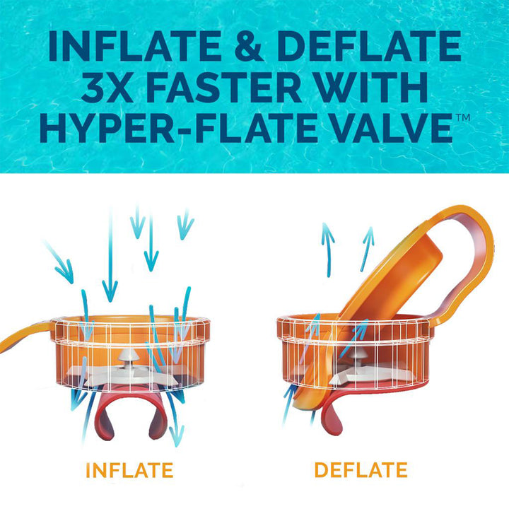 SwimWays XL Spring Water Pool Float, Blue (Open Box) - VMInnovations