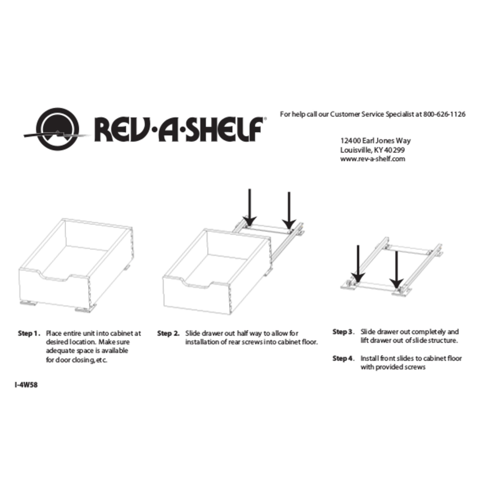 Rev-A-Shelf 4WDB-12 11-Inch Wood Base Kitchen Cabinet Pull Out Drawer, Natural (For Parts)