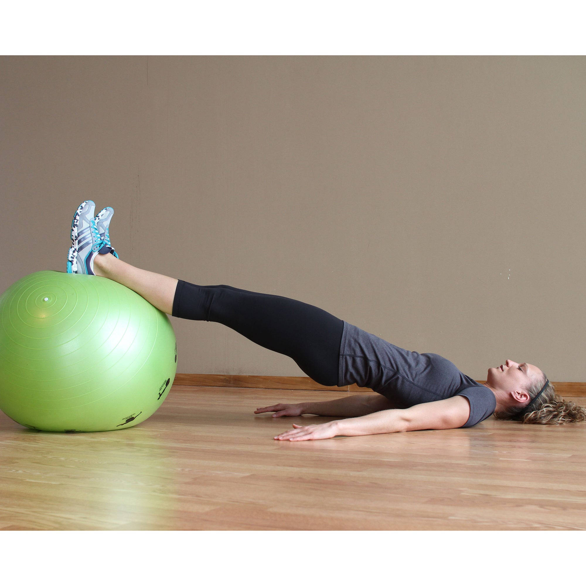 Prism Fitness 75cm Smart Stability Exercise Medicine Ball, Blue (Open Box) - VMInnovations