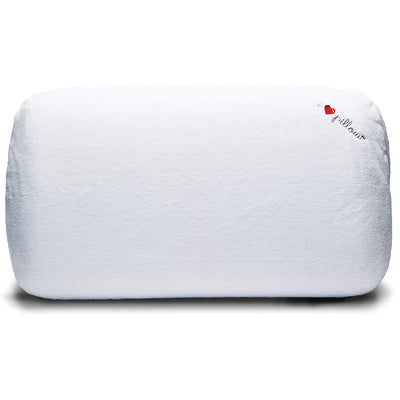 I Love Pillow Comfort Medium Profile Memory Foam Sleep Pillow, Queen (2 Pack)