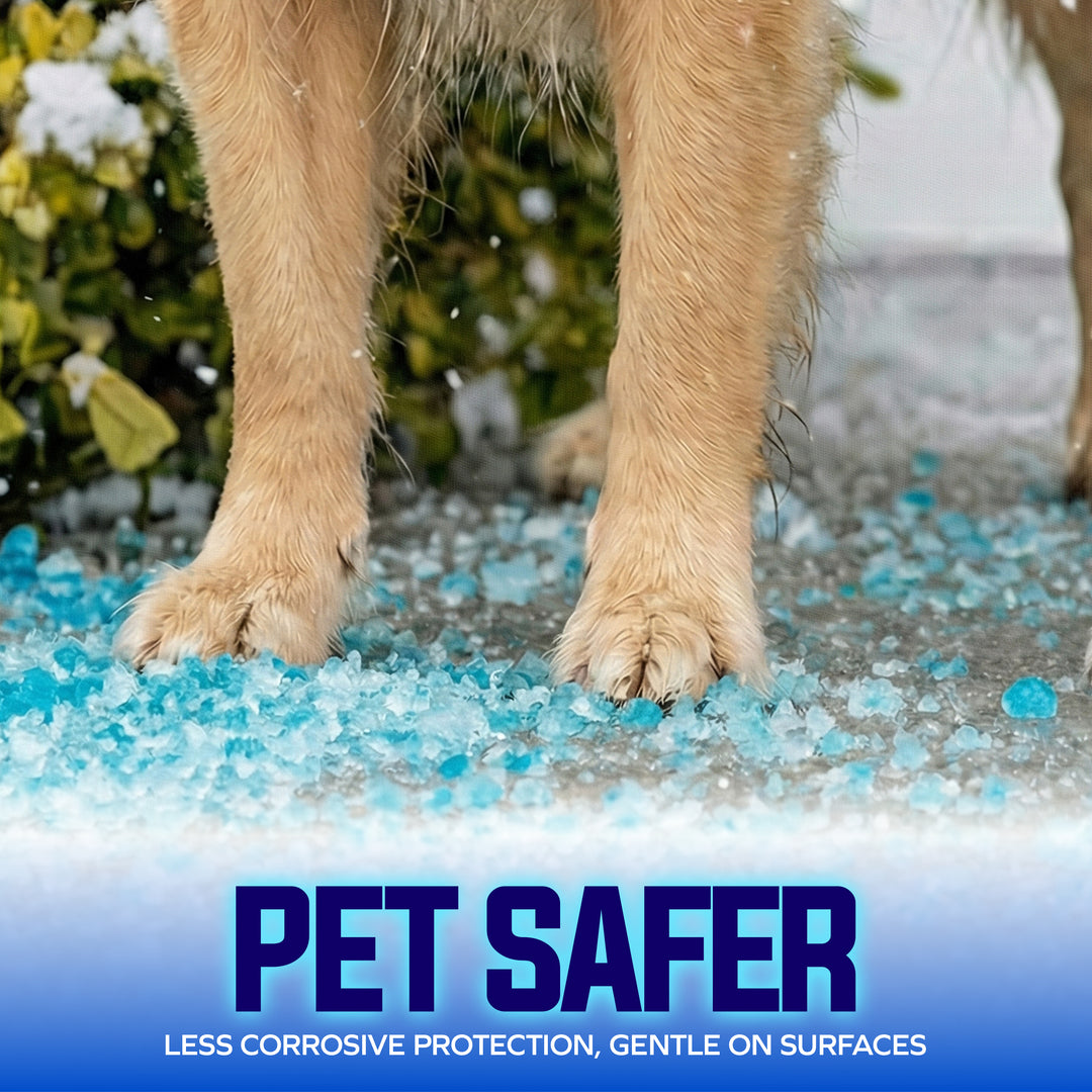 Snow Joe Ice Beater Calcium Blend Ice Melt for Walkways, Works to -15°F, 50 lb - VMInnovations