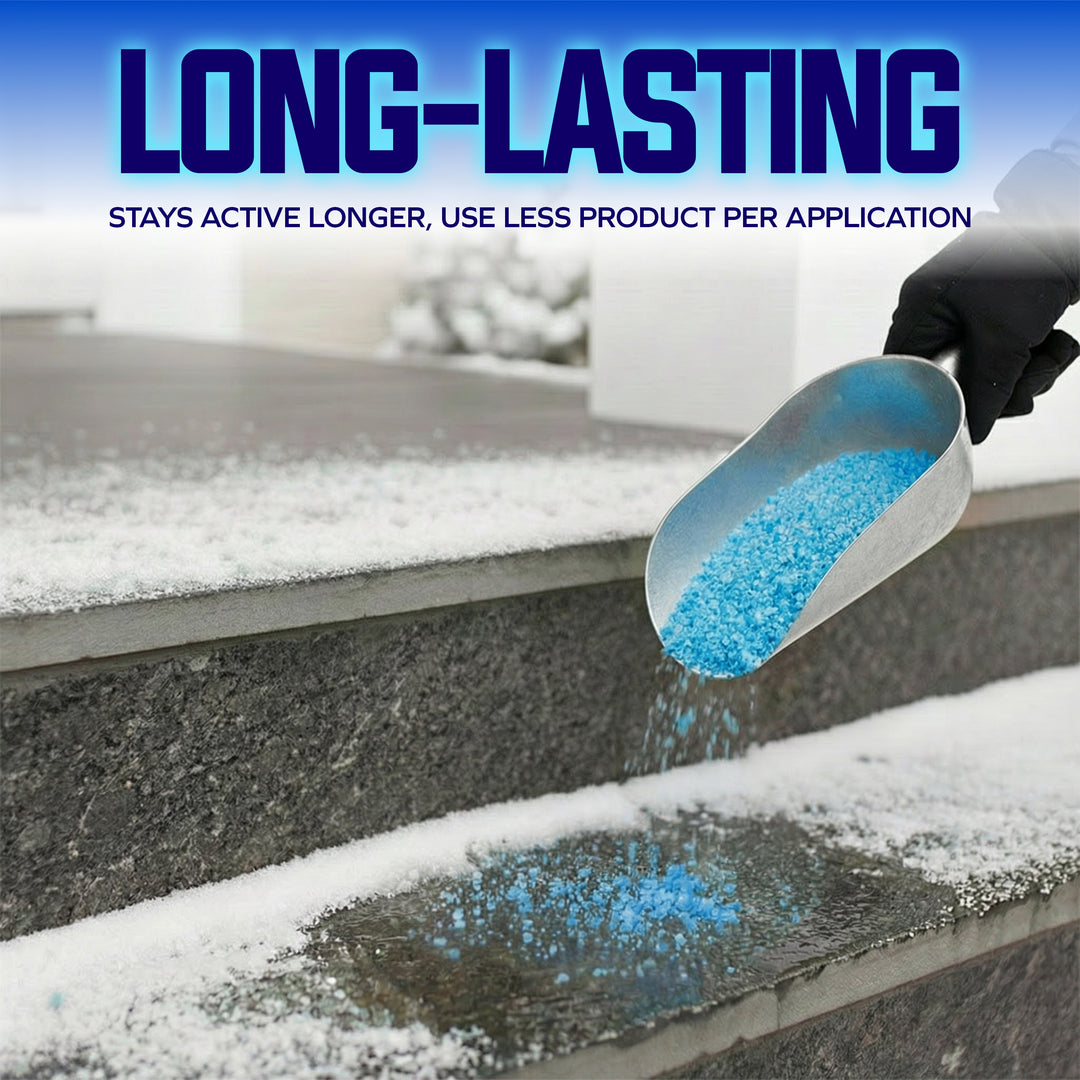 Snow Joe Ice Beater Calcium Blend Ice Melt for Walkways, Works to -15°F, 50 lb - VMInnovations