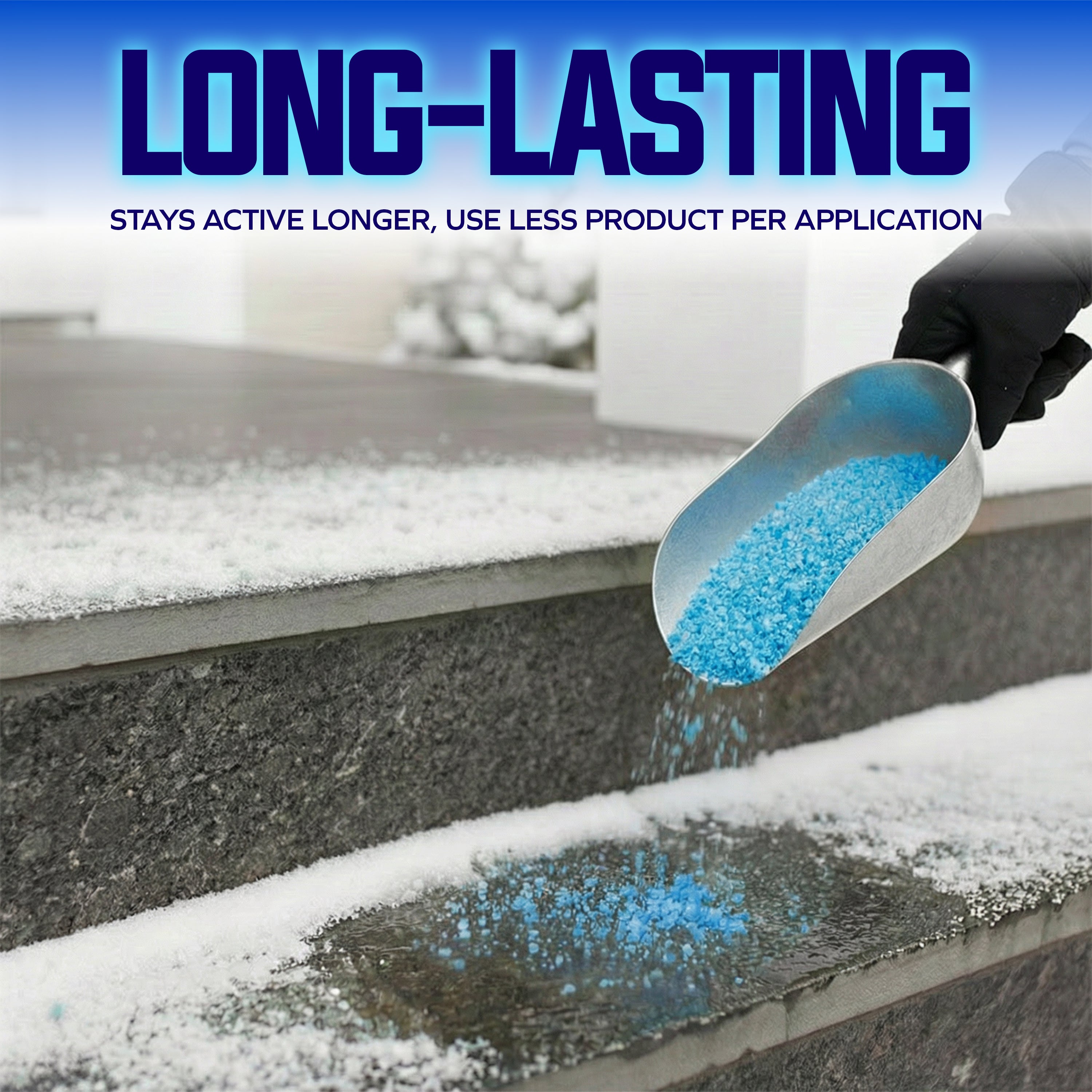 Snow Joe Ice Beater Calcium Blend Ice Melt for Walkways, Works to -15°F, 50 lb - VMInnovations
