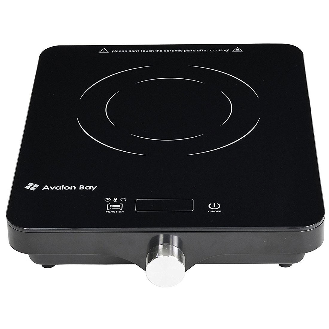 Avalon Bay Electric Portable Ceramic Deluxe Countertop Induction Cooktop Burner