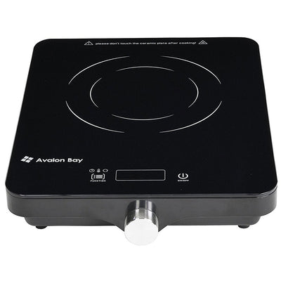 Avalon Bay Electric Portable Ceramic Deluxe Countertop Induction Cooktop Burner